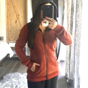 686 fuzzy hoodie zip up